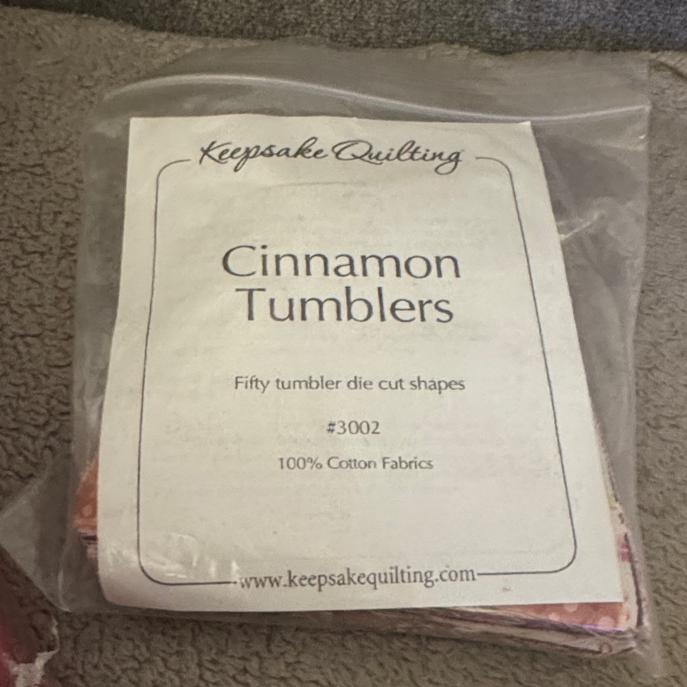 Keepsake Quilting Cinnamon Tumblers